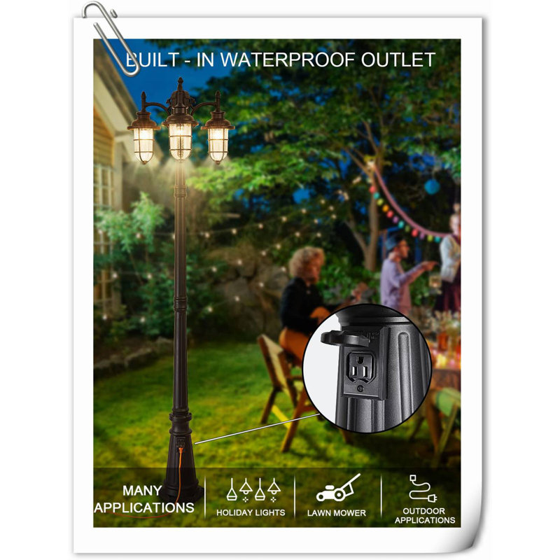 Ip65 outdoor post lights outlet